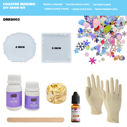 Gift To Love | Artorial Coaster Making Kit | Code : DRK9003