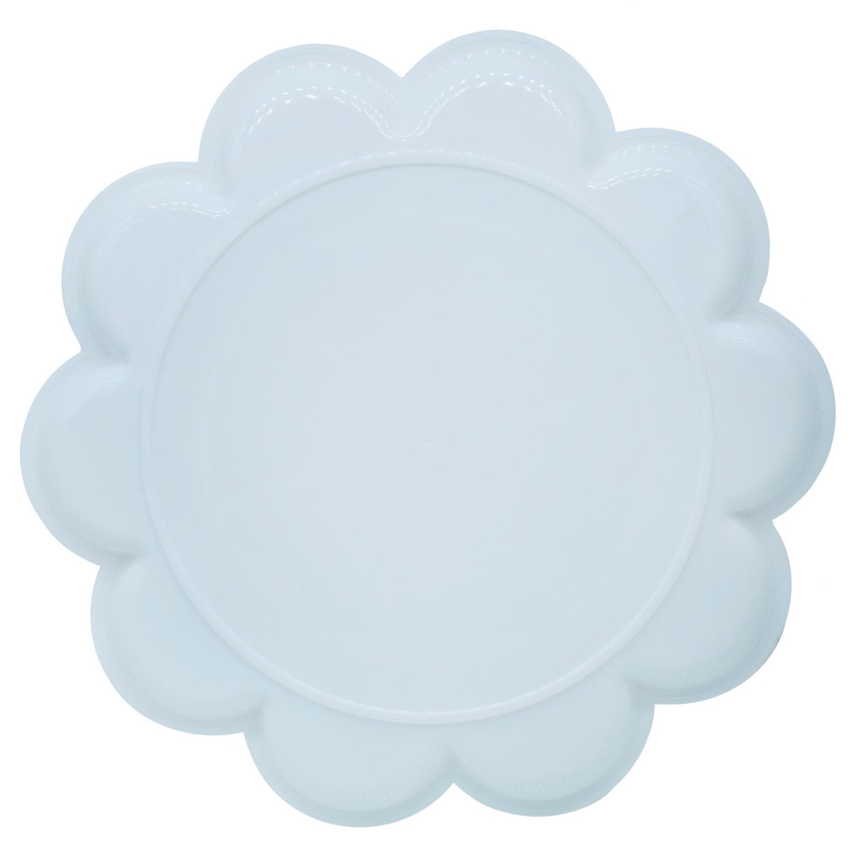 Gift To Love | Colour Mixing Plate Round Flower | Size : Medium | Code : DS404