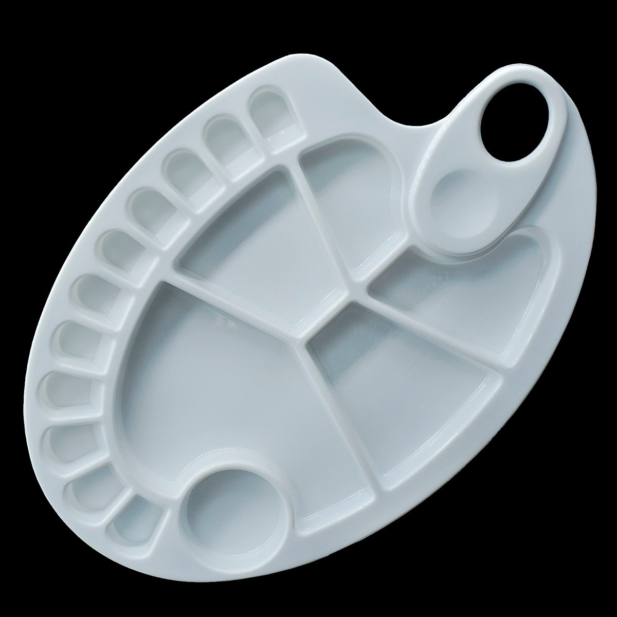 Gift To Love | Colour Mixing Plate Oval | Size : Medium | Code : DS407