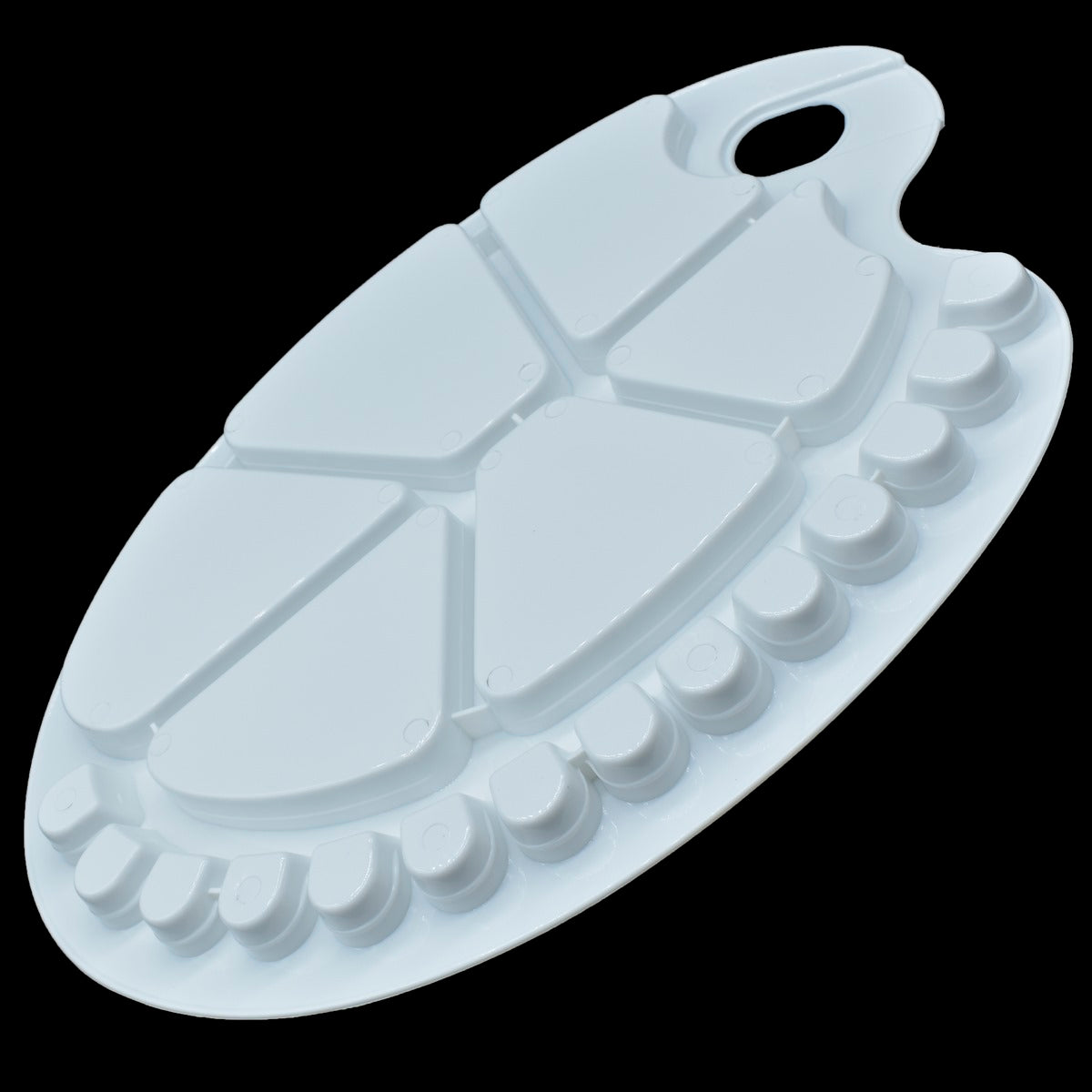 Gift To Love | Colour Mixing Plate Oval | Size : Big | Code : DS408