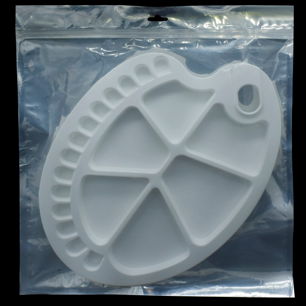 Gift To Love | Colour Mixing Plate Oval | Size : Big | Code : DS408