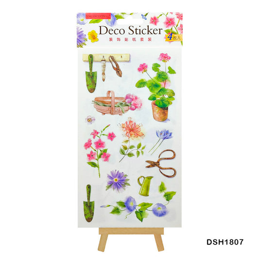 Gift To Love | Deco Sticker Eno | Pcs : 4 In 1 | Code : DSH1807