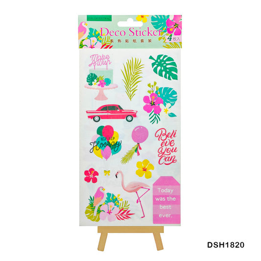 Gift To Love | Deco Sticker Eno | Pcs : 4 In 1 | Code : DSH1820