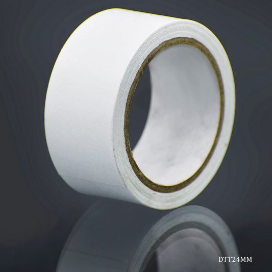 Gift To Love | Double Sided Tissue Tape | Size : 5 Mtr X 24 Mm | Code : DTT24MM