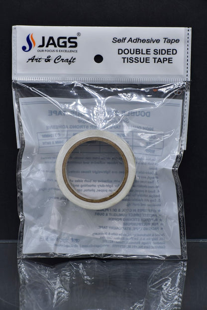 Gift To Love | Double Sided Tissue Tape | Size : 5 Mtr X 24 Mm | Code : DTT24MM