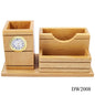 Gift To Love | Wooden Table  With Watch | Code : DW2008
