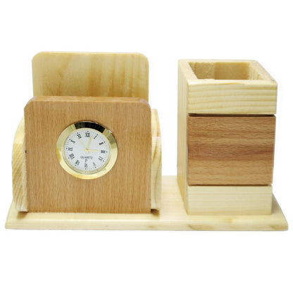 Gift To Love | Wooden Table  With Watch | Code : DW5136