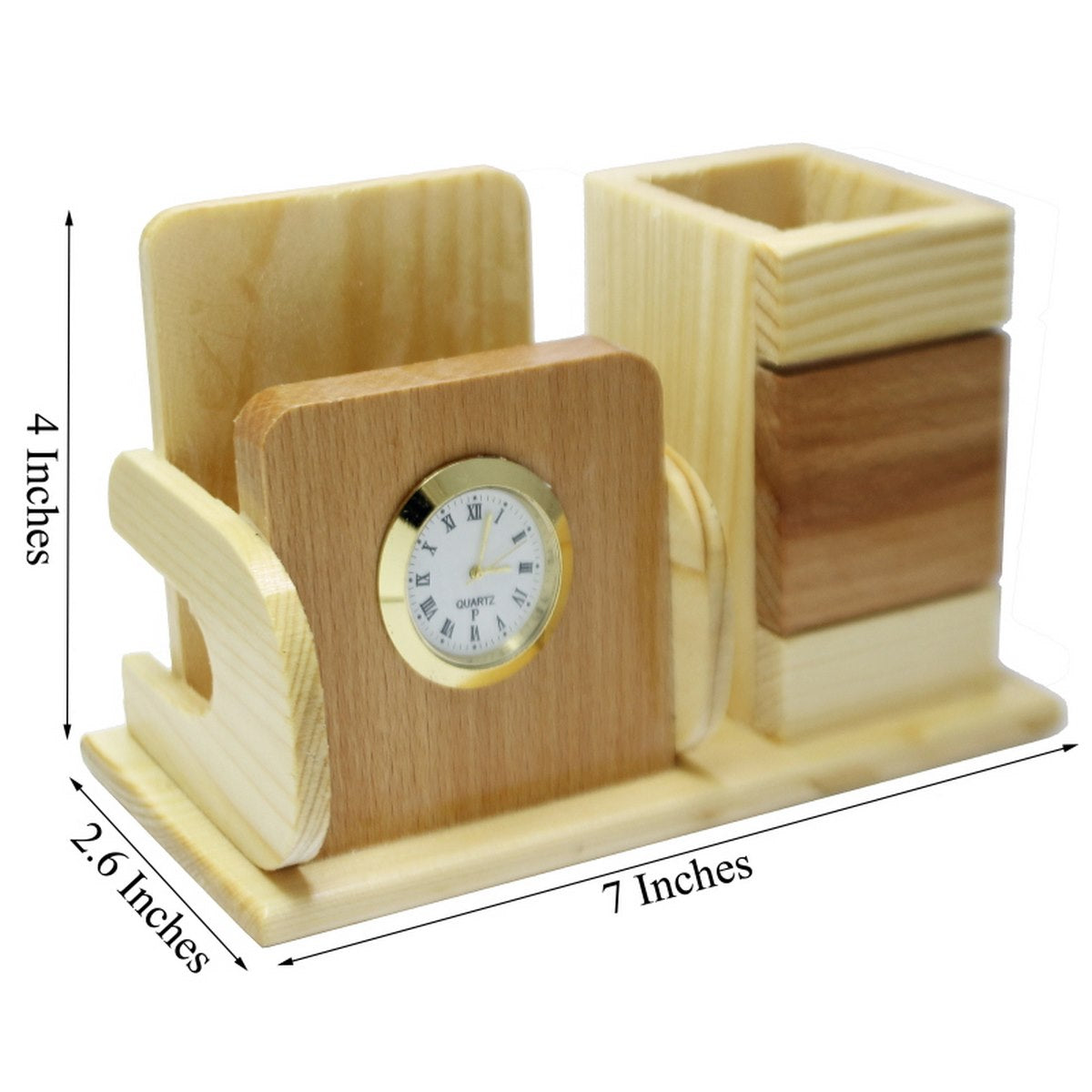 Gift To Love | Wooden Table  With Watch | Code : DW5136