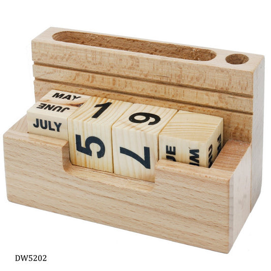 Gift To Love | Wooden Table  Pen Stand | Code : DW5202