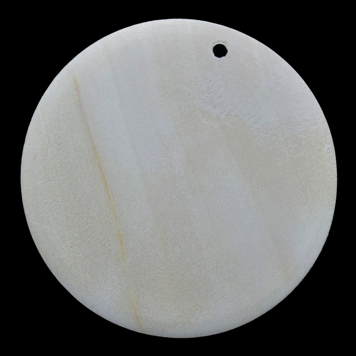 Gift To Love | Decorative Wooden Pendant Plain | Size : 50 Mm | Pcs : 4 Pcs | Code : DWB50MM-N