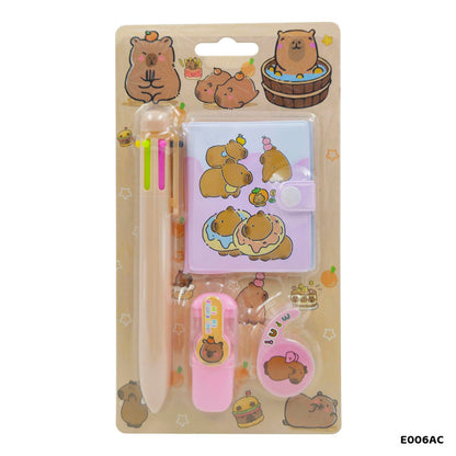 Gift To Love | Capybara Stationery Gift Set | Code : E006AC