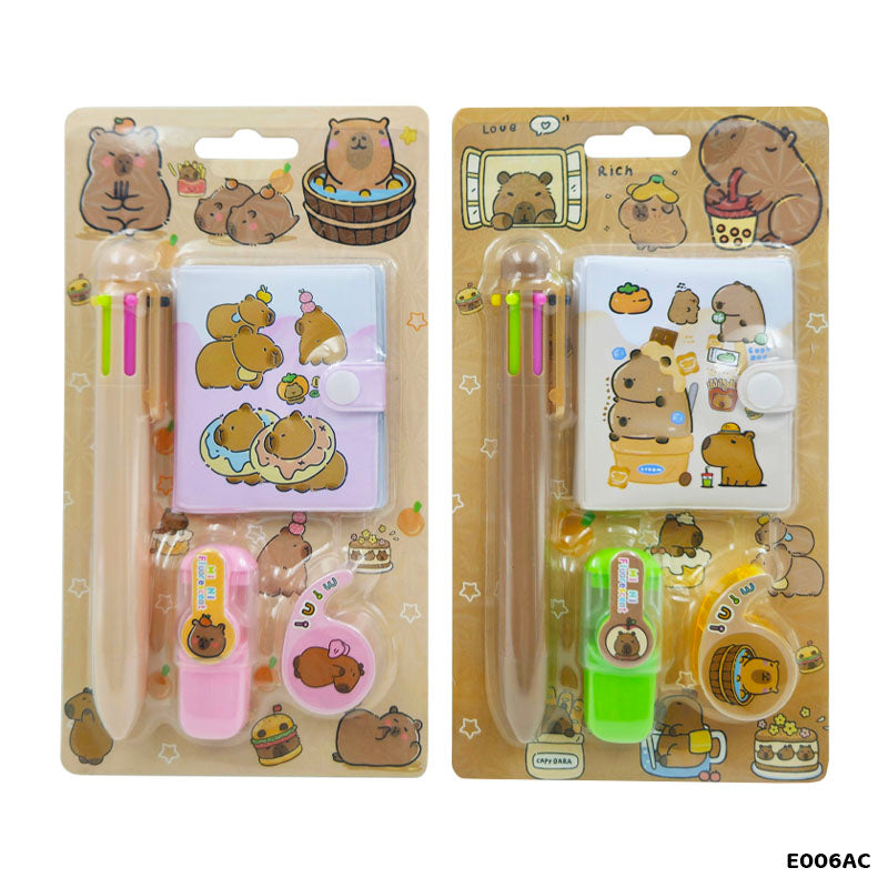Gift To Love | Capybara Stationery Gift Set | Code : E006AC