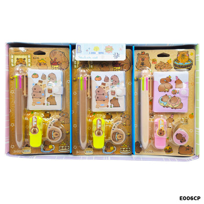 Gift To Love | Capybara Stationery Gift Set | Code : E006CP