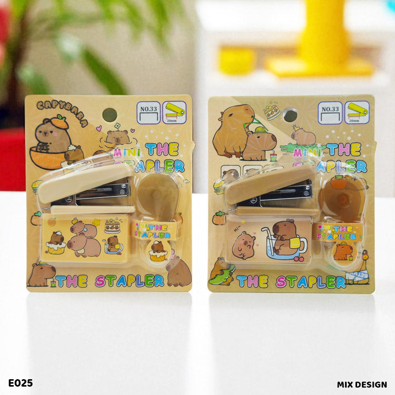 Gift To Love | Mini Stapler With Tape Cutter Set | Code : E025
