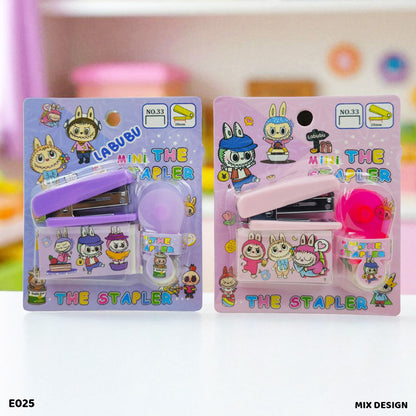 Gift To Love | Mini Stapler With Tape Cutter Set | Code : E025