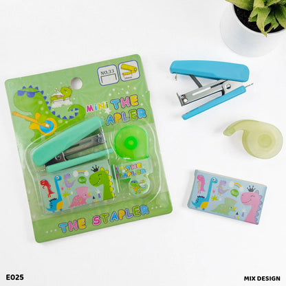 Gift To Love | Mini Stapler With Tape Cutter Set | Code : E025
