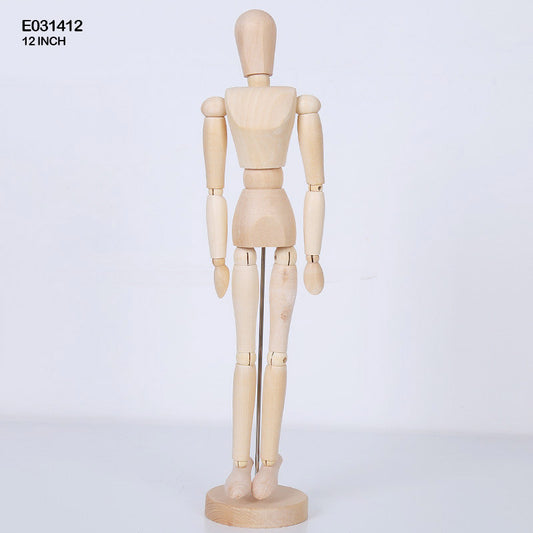 Gift To Love | Wooden Manikin Male | Size : 12 Inch | Code : E031412