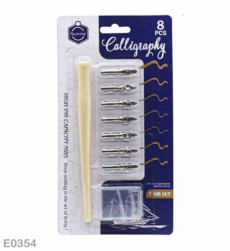 Gift To Love | Calligraphy Pen | Pcs : 8 Pcs | Code : E0354