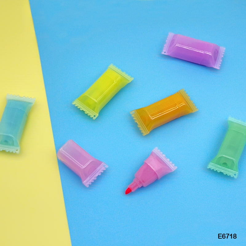 Gift To Love | Unicorn Candy Highlighter Bottle | Pcs : 6 Pcs | Code : E6718