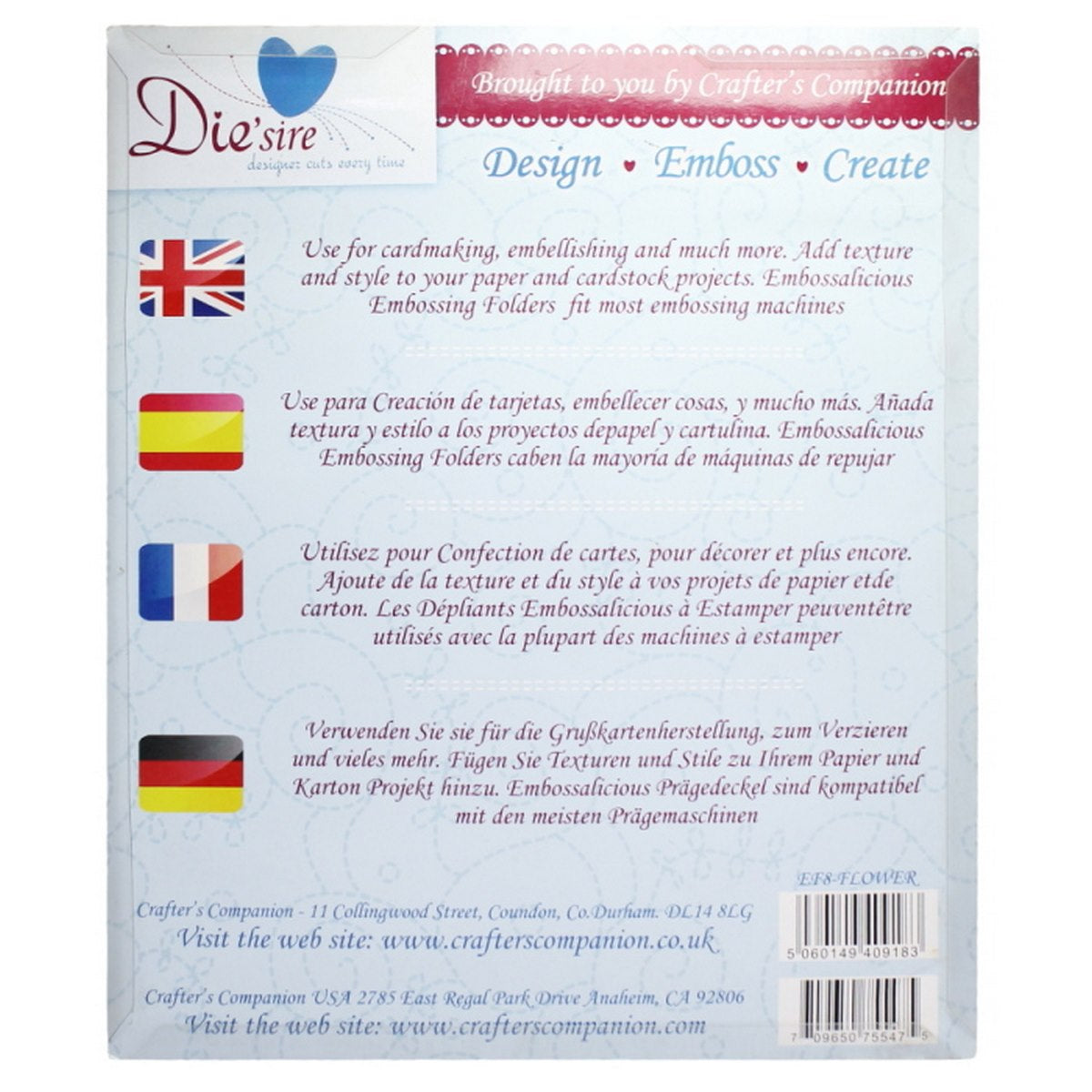 Gift To Love | Embossing Folder | Size : 8X8 | Code : EF8