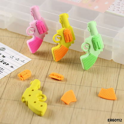 Gift To Love | Gun Eraser | Pcs : 36 Pcs | Code : ER60112