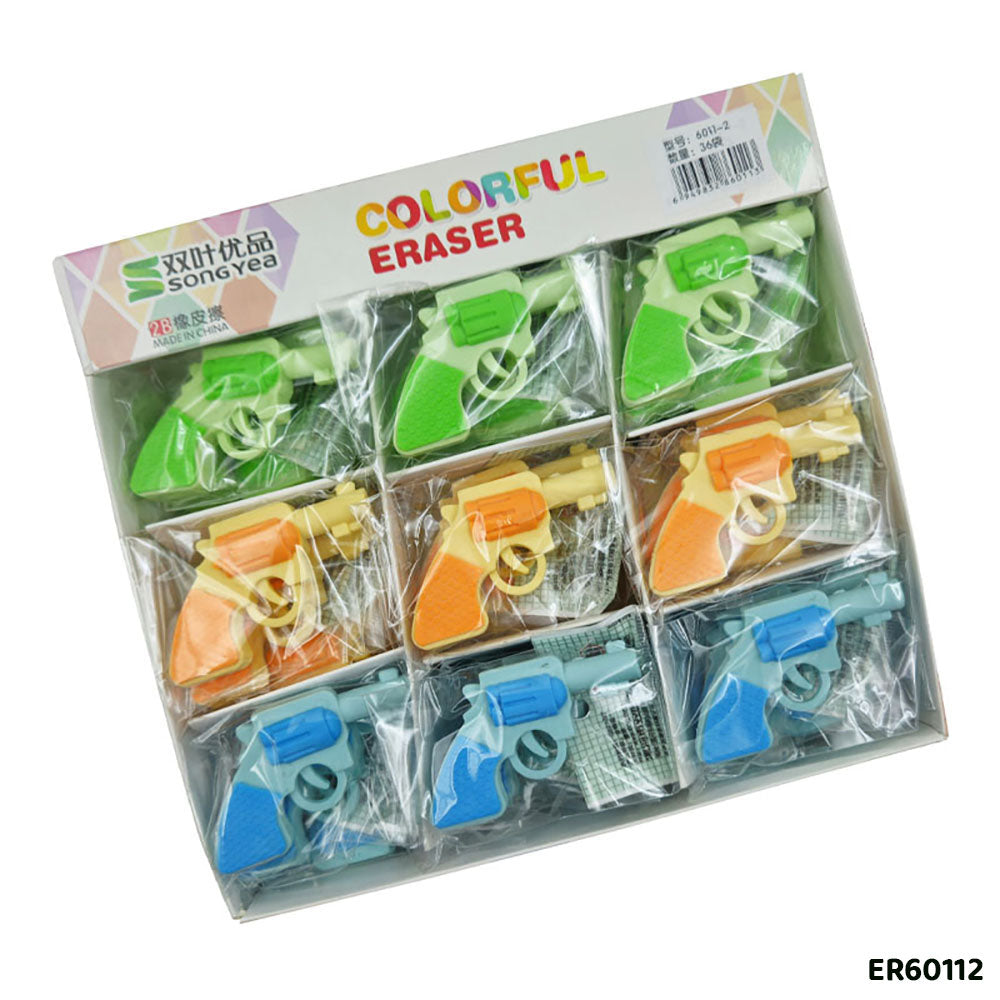 Gift To Love | Gun Eraser | Pcs : 36 Pcs | Code : ER60112