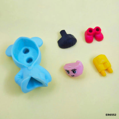 Gift To Love | Girl Eraser | Pcs : 36 Pcs | Code : ER6552