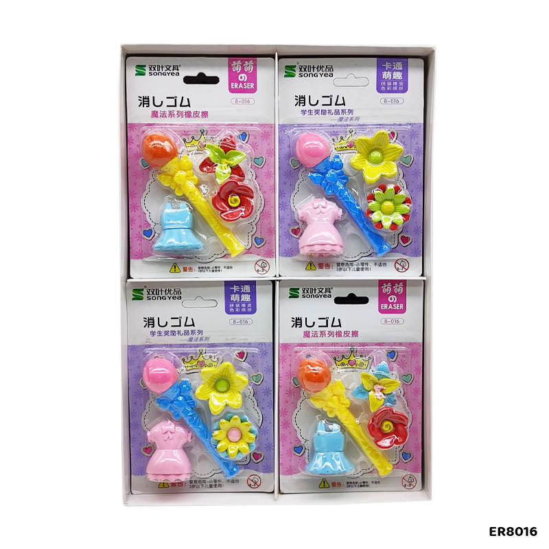 E8016 Fairy Kit Eraser 1Pc