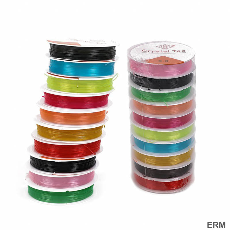 Elastic Roll Multi 10Pcs Mg314 0.8Mm (Erm)-Gift To Love-Art & Craft