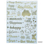 Gift To Love | EP Sticker Metal A5 Happy Birthday Design | Code : ESMA07