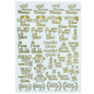 Gift To Love | EP Sticker Metal Design Rakhi A6 148X105MM | Code : ESMD00