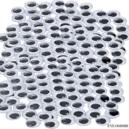 Gift To Love | Craft Googly Eye Big | Size : 18 Mm | Pcs : 2000 Pcs | Code : EYE18MMBI