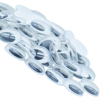 Gift To Love | Craft Googly Eye | Size : 18 Mm | Pcs : 50 Pcs | Code : EYE18MM