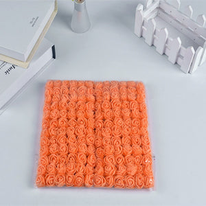 Gift To Love | Foam Flower Net Small | Color : Orange | Pcs : 144 Pcs | Code : F144O