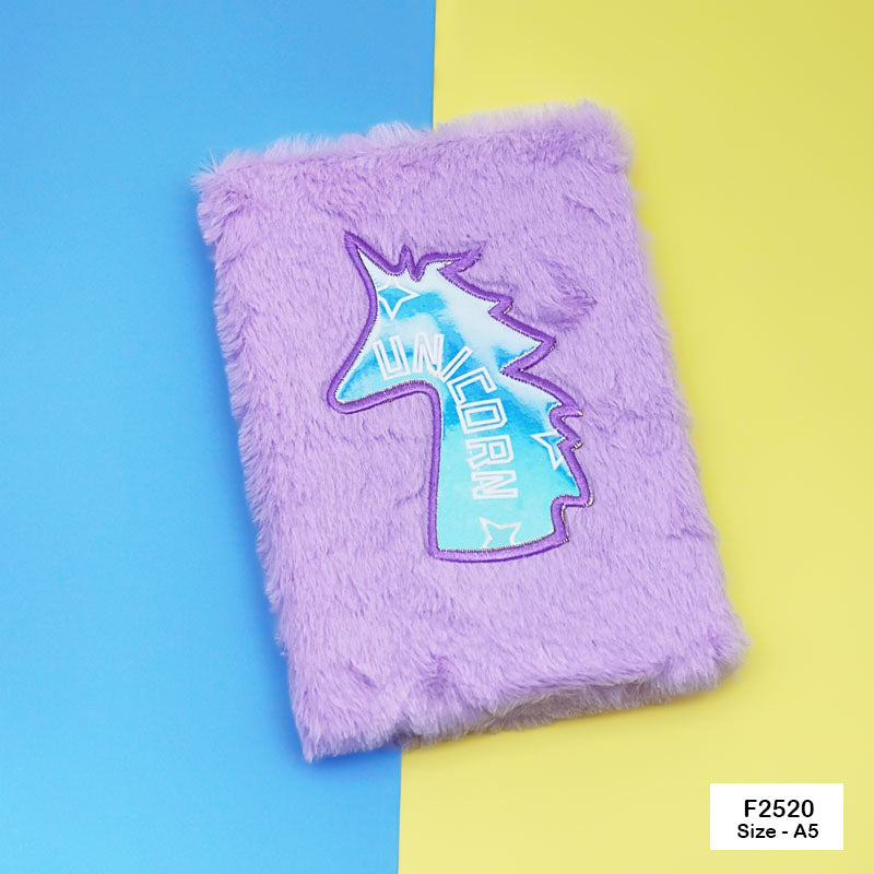 F2520 Soft Fur Diary A5