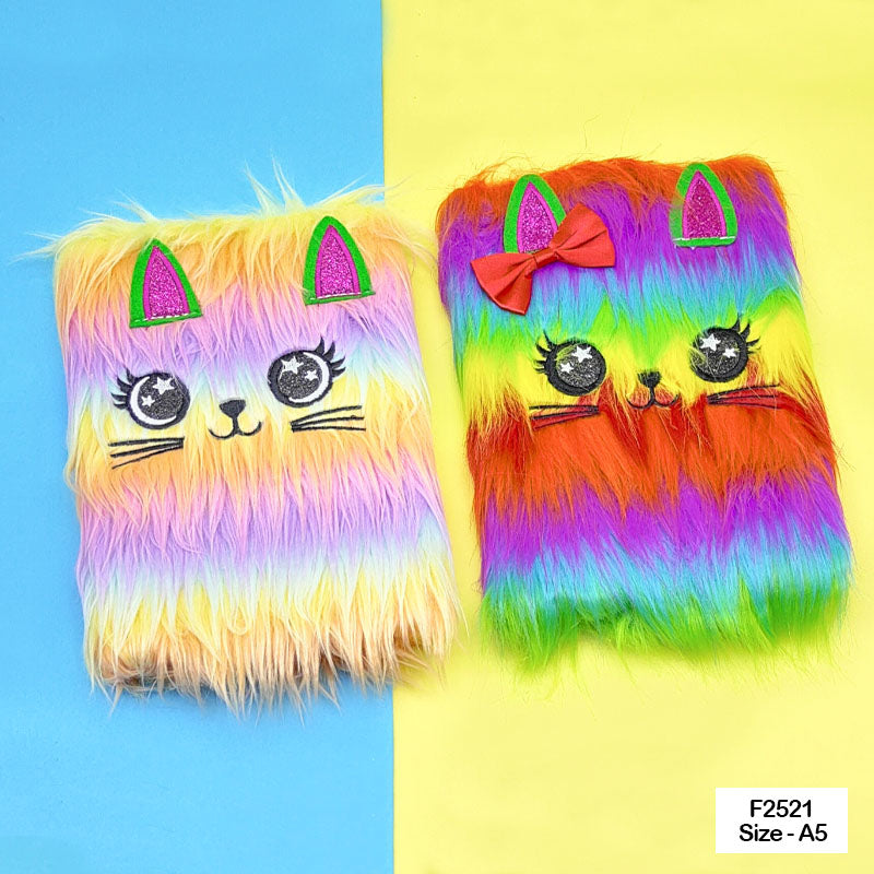 Gift To Love | Soft Fur Diary | Size : A5 | Code : F2521