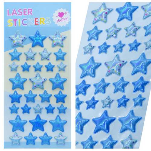 Gift To Love | Sticker 3D Star Mix Colour | Code : FDC-STAR