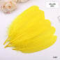 Gift To Love | Feather Hard Big | Color : Yellow | Pcs : 10 Pcs | Code : FHBY