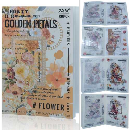 Gift To Love | Sticker Flower Dreamweaver Note Book In 20Pcs In Side | Code : FHZM