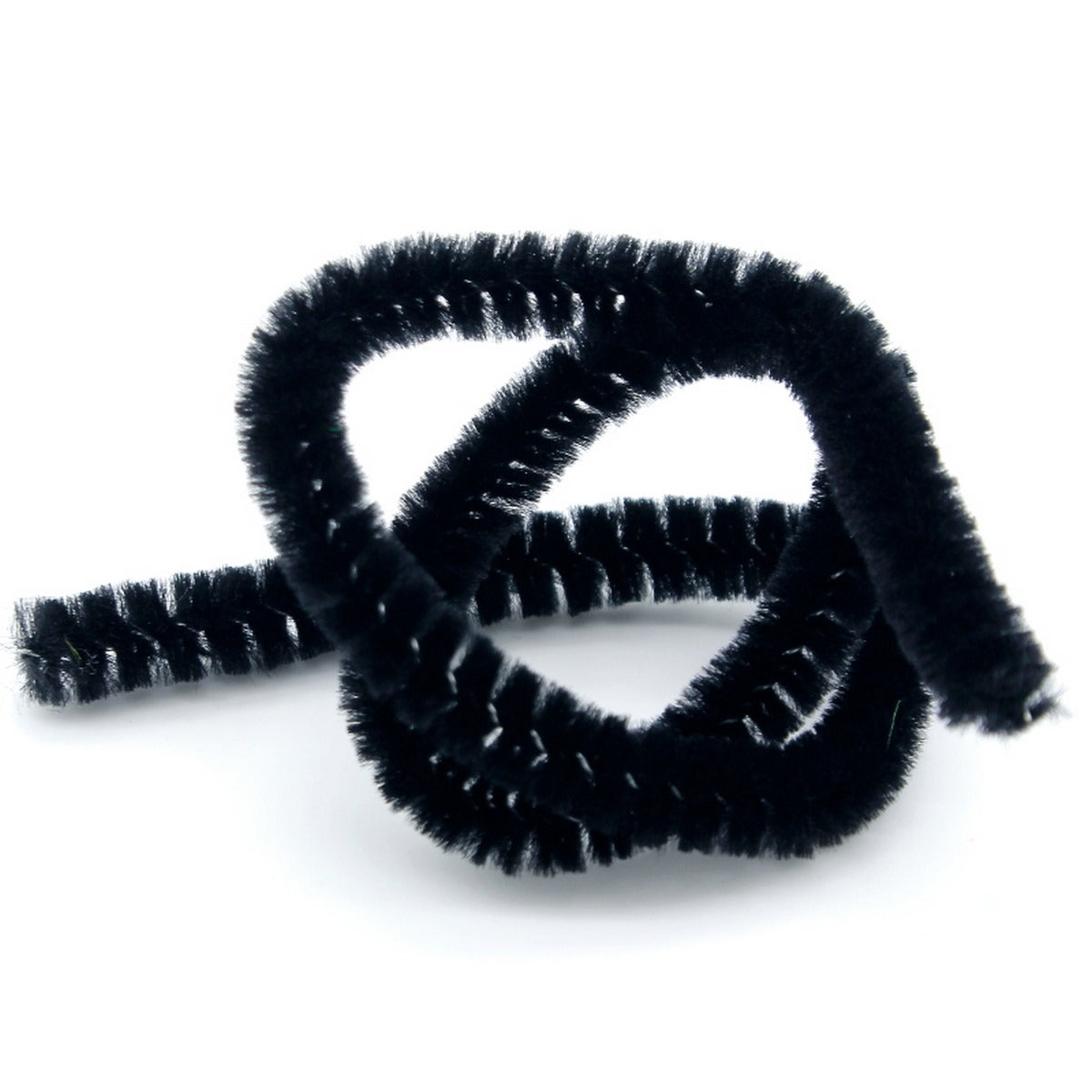 Gift To Love | Craft Pipe Cleaner | Color : Black | Size : 7 Mm X 30 Cm | Pcs : 100 Pcs | Code : FS-MTBK