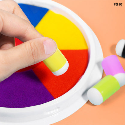 Gift To Love | Finger Sponge | Color : Multi Colored | Pcs : 10 Pcs | Code : FS10