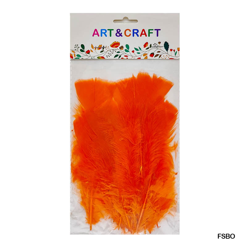 Feather Soft Big Orange 10 Pcs Set-Gift To Love-Art & Craft