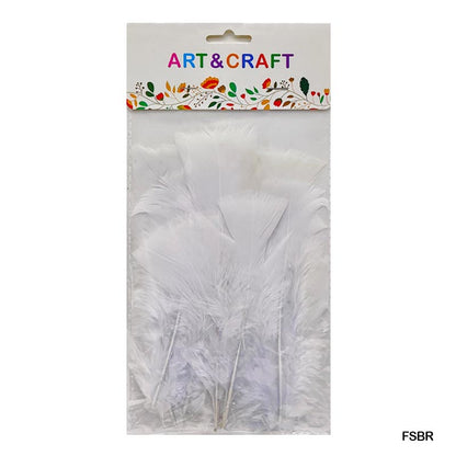 Gift To Love | Feather Soft Big | Color : White | Pcs : 10 Pcs | Code : FSBW