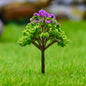 Gift To Love | Artificial Miniature Green & Purple Tree 1pc | Code : FU-60GPE