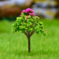 Gift To Love | Artificial Miniature Green & Pink Tree 1pc | Code : FU-60GPK