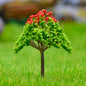Gift To Love | Artificial Miniature Green & Red Tree 1pc | Code : FU-60GRD