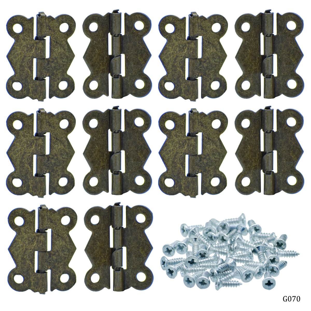Gift To Love | Metal Fitting Hinges Fancy | Size : 19X25 Mm | Pcs : 10 Pcs | Code : G070