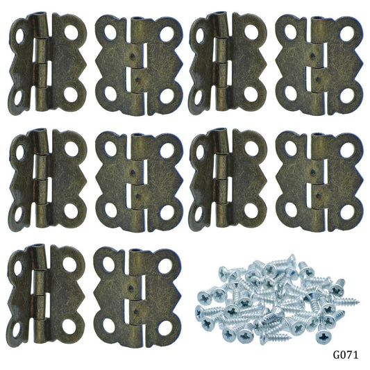 Gift To Love | Metal Fitting Hinges Fancy | Size : 16X18 Mm | Pcs : 10 Pcs | Code : G071