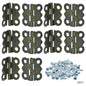 Gift To Love | Metal Fitting Hinges Fancy | Size : 16X18 Mm | Pcs : 10 Pcs | Code : G071