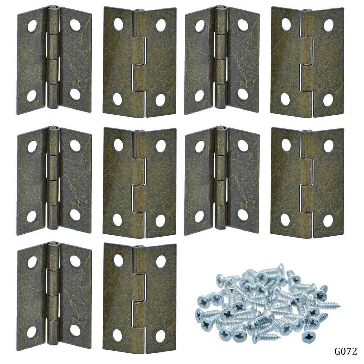 Gift To Love | Metal Fitting Hinges | Size : 26X35 Mm | Pcs : 10 Pcs | Code : G072